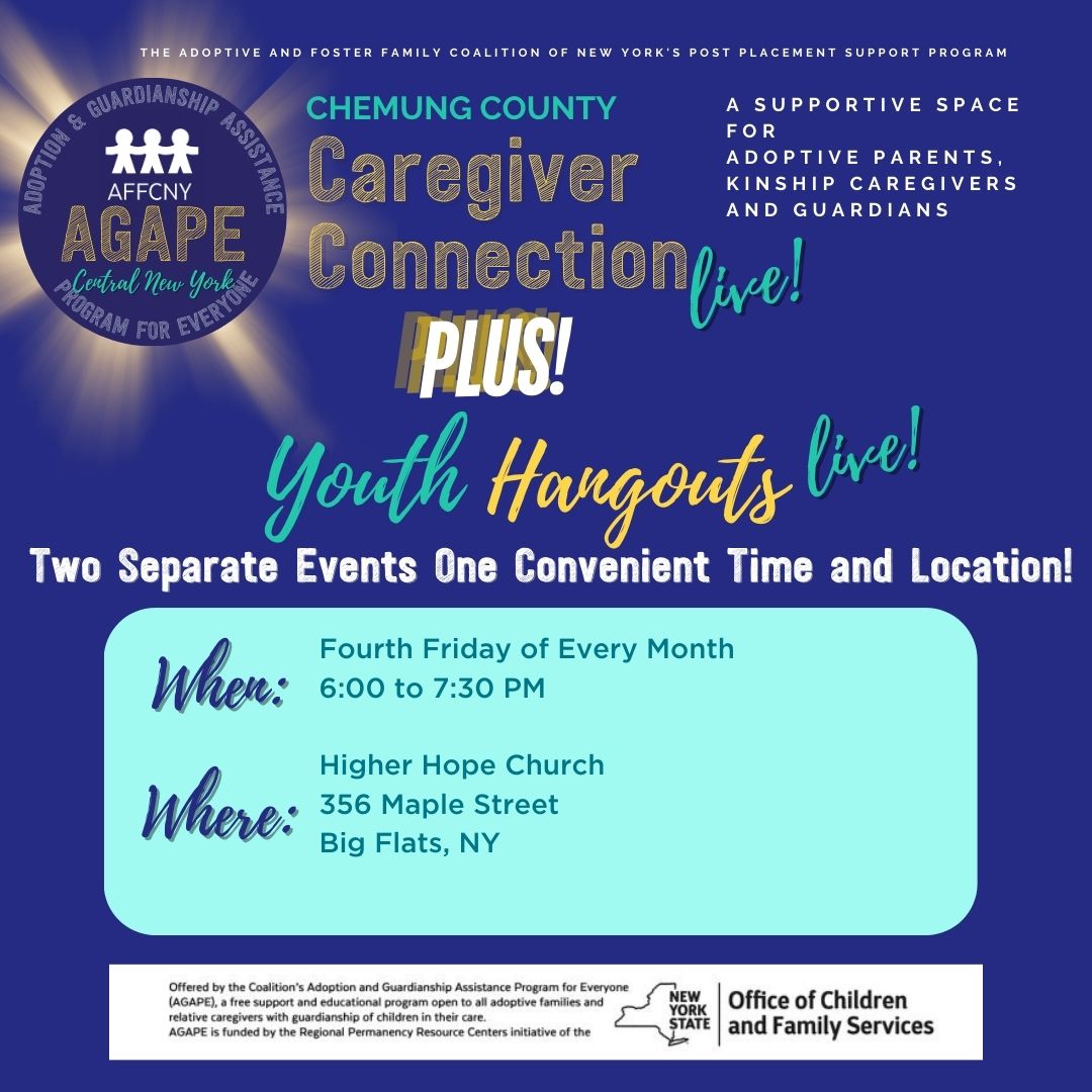 Happening Tonight! Caregiver Connection PLUS Youth Hangouts!! - mailchi.mp/affcny/cny-aga…