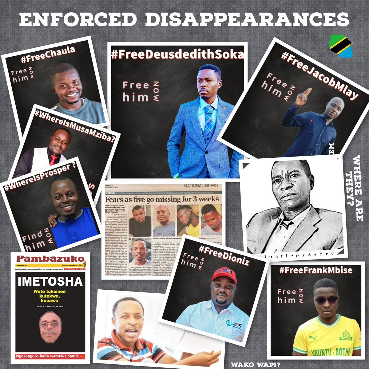 <a href="/Jambotv_/">Jambo TV</a> Sawa, mngetutajjia orodha ya waliotekwa na vyombo vya Dola, ili tujue ni akina nani wametekwa na vyombo vingine ama kama wamepotea tu kama sindano kwenye majani