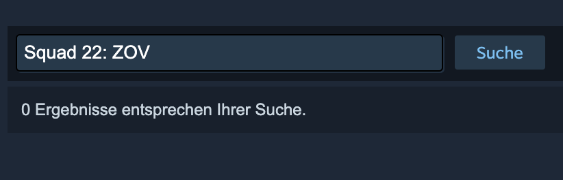 Das russische Propagandaspiel "Squad 22: ZOV" wurde von <a href="/Steam/">Steam</a> aus dem Shop entfernt.