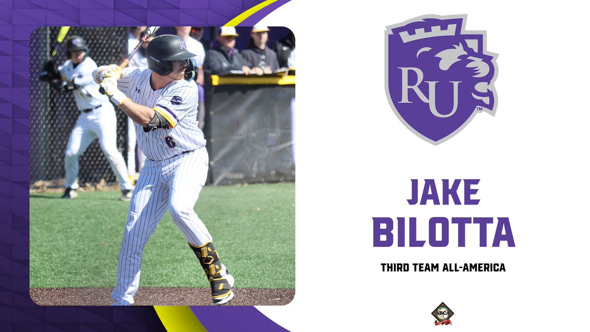 Congrats to Jake Bilotta on being named a Third Team All-American by the American Baseball Coaches Association!