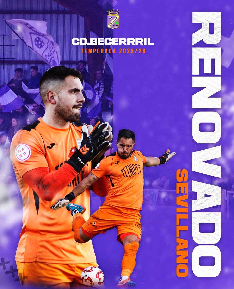 ⚽️ Temporada 2025/26

🔄 RENOVACIÓN | Miguel Ángel Sevillano continuará defendiendo la portería del Bece una temporada más 🧤

¡Muchas gracias por seguir confiando en nosotros! 💜

#VamosBece