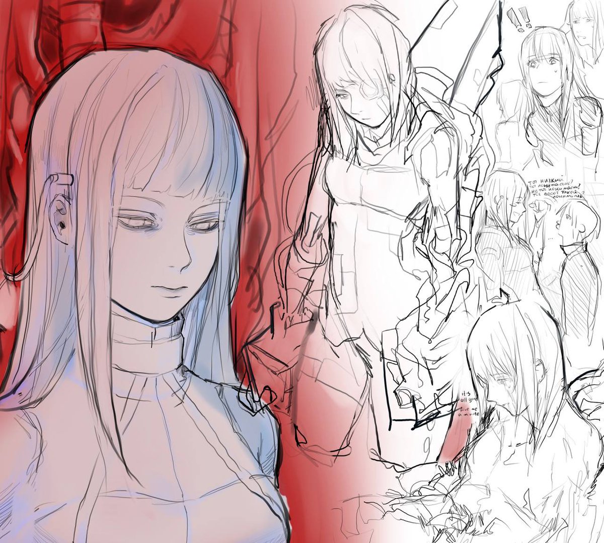 Asya1_1f's tweet image. an old sketch #blame