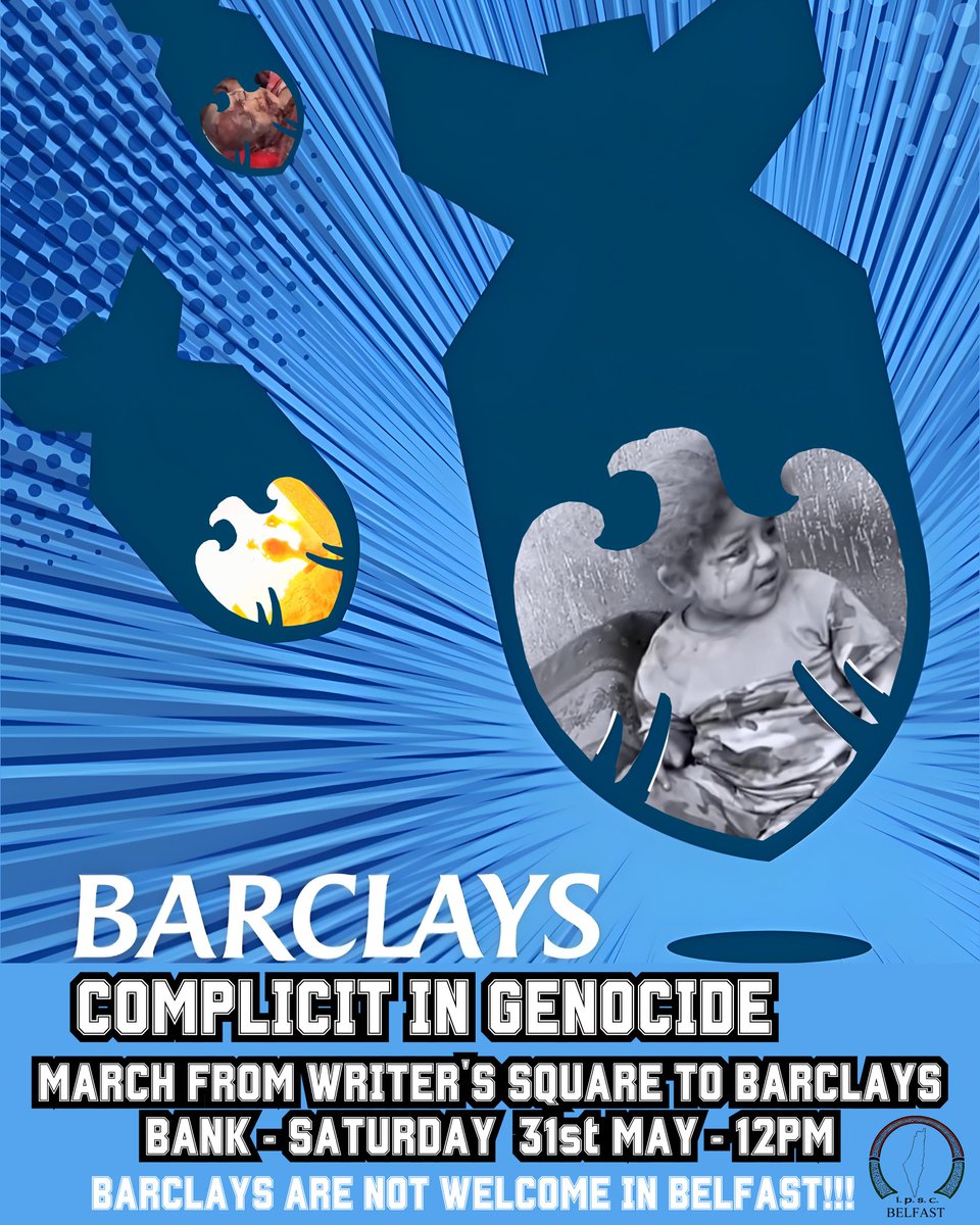 Belfast

Saturday 31st May 12pm.