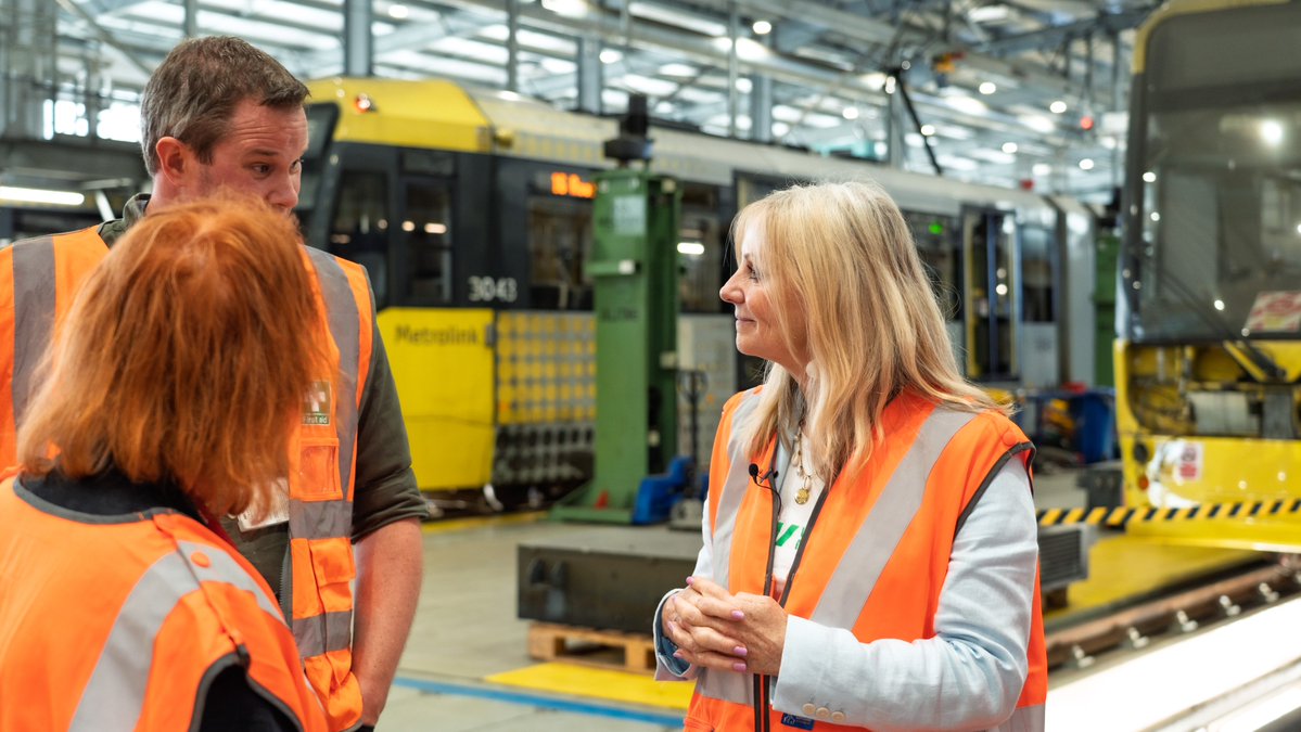 Tracy Brabin, Mayor of West Yorkshire (@mayorofwy) on Twitter photo Better connections boost growth and open up access to jobs, skills and investment.
It was great to visit Manchester with <a href="/BeeNetwork/">Bee Network</a> as we progress work to build a modern, reliable transport network here in West Yorkshire.
It's time for trams and we're determined to deliver 🚋 Better connections boost growth and open up access to jobs, skills and investment.
It was great to visit Manchester with <a href="/BeeNetwork/">Bee Network</a> as we progress work to build a modern, reliable transport network here in West Yorkshire.
It's time for trams and we're determined to deliver 🚋