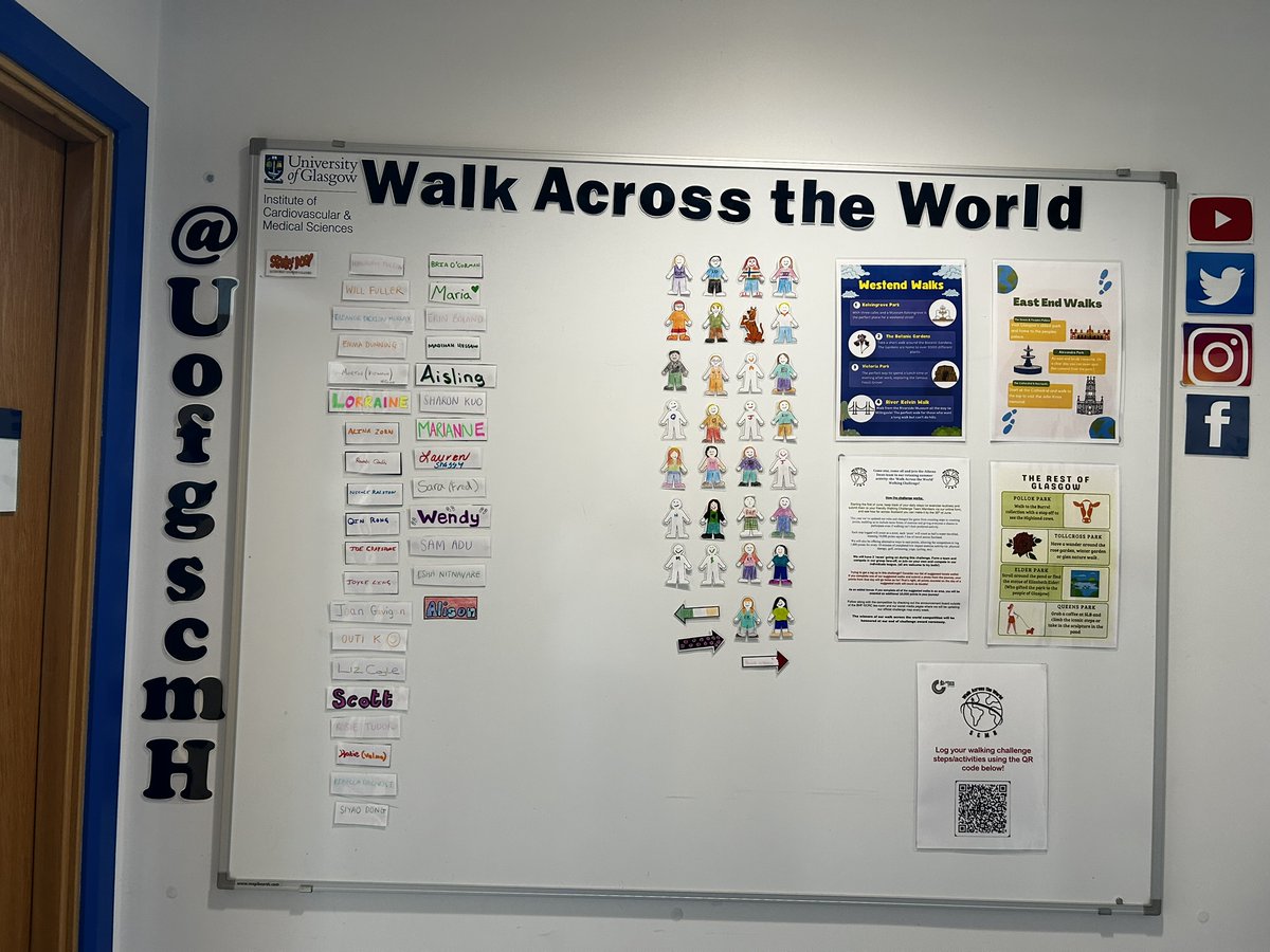 UofGSCMH's tweet image. Today is the first day of the SCMH Walk Across the Worldπ Challenge. It is time to get your steps in! On Thursday we held our opening ceremony but it is not too late to join the challenge. Just let one of the walking challenge team know!