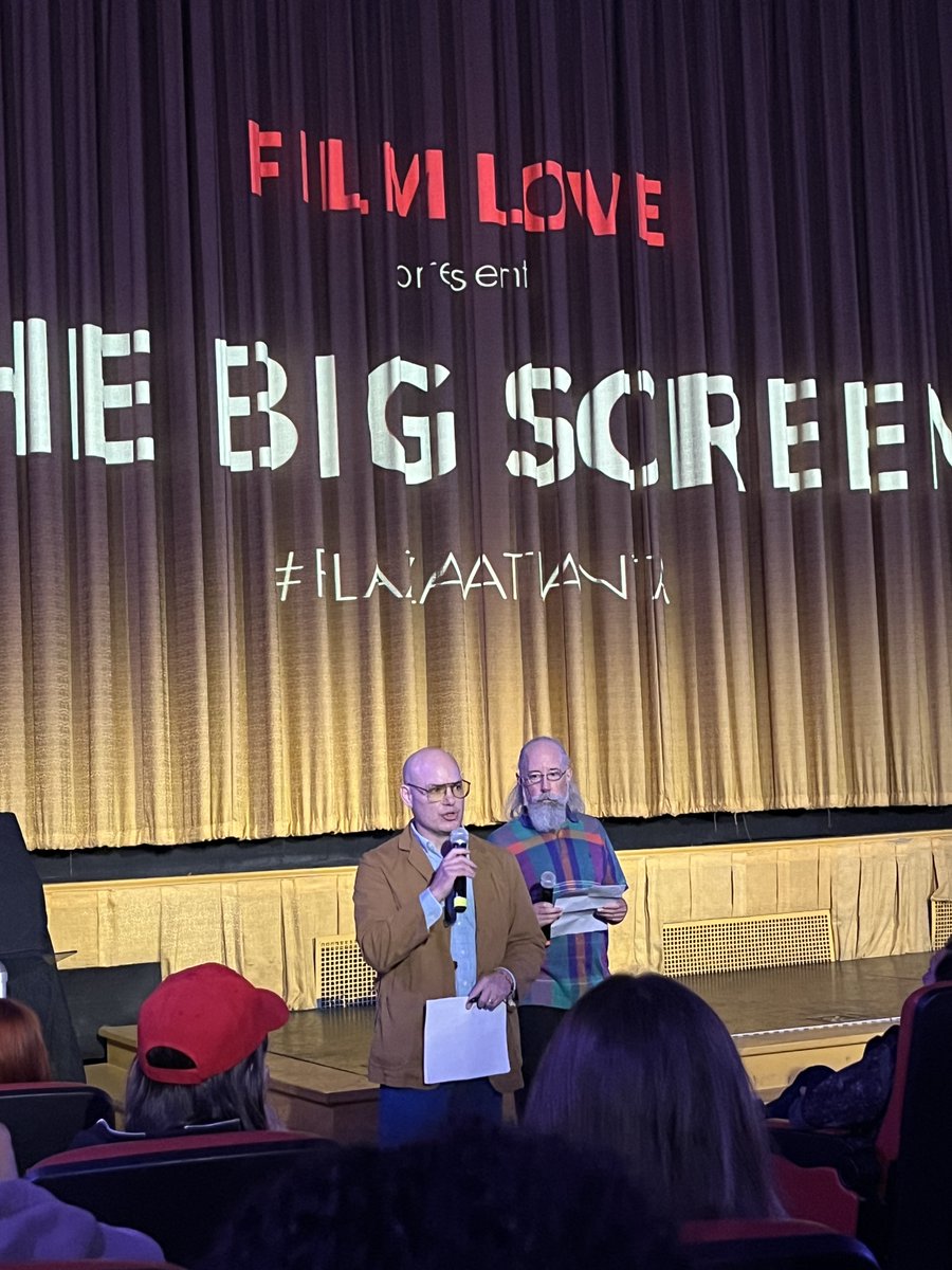 Thanks to Andy Ditzler, the wonderful people at <a href="/PlazaAtlanta/">The Plaza Theatre</a>, and the whole Film Love Atlanta community—over 300 of you packed the house for a sold-out and unforgettable night of experimental film on THE BIG SCREEN! So glad Andy's back on the scene.