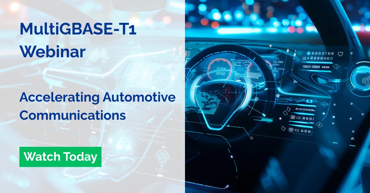 Check out our latest webinar on MultiGBASE-T1 a high-performance Ethernet standard designed to meet the power demands of in-vehicle networks. Dive into the challenges, use cases, and testing advancements Watch Today! iol.unh.edu/webinar/spe-mu…