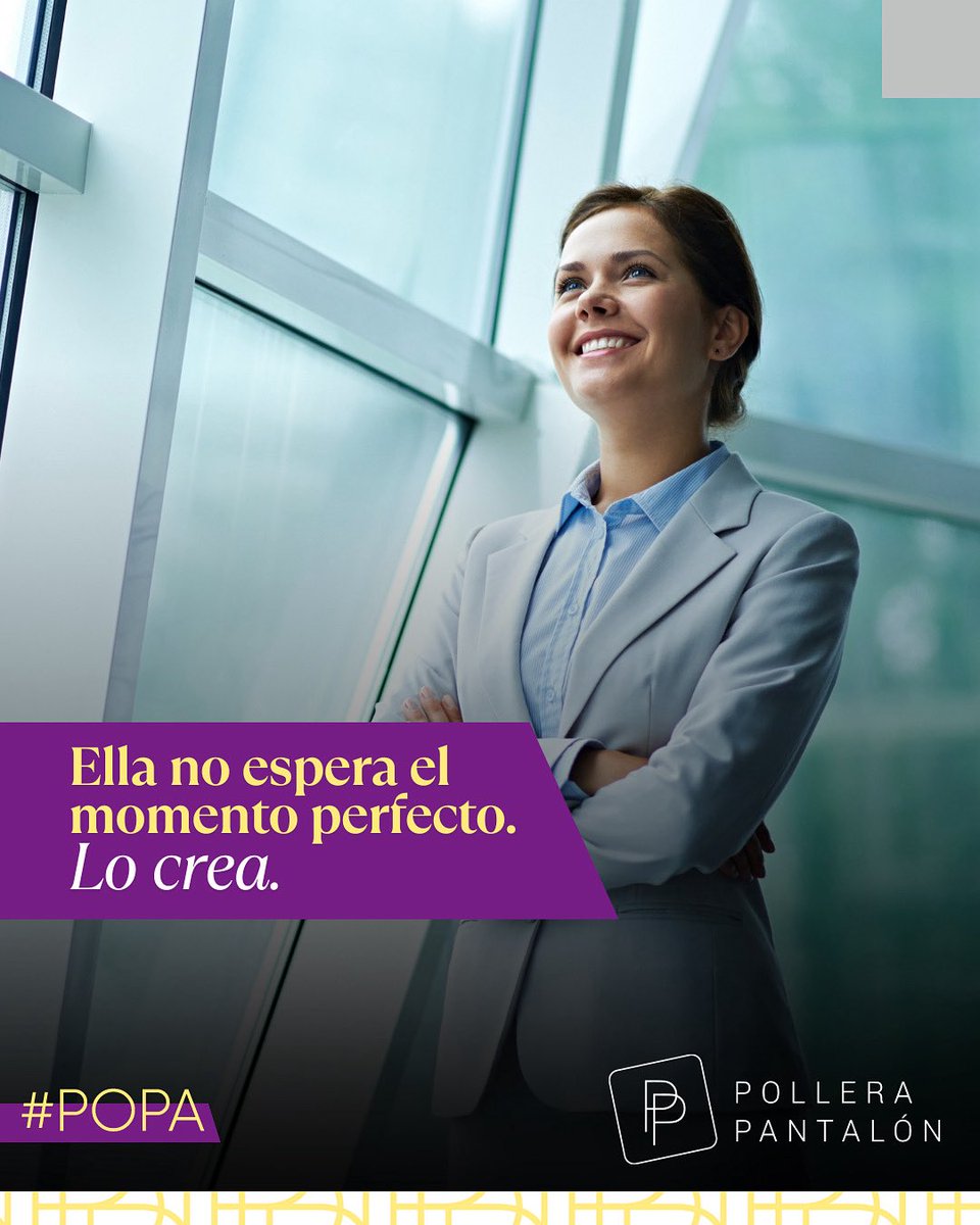 Una mujer inteligente no espera el momento perfecto: actúa en grande, con visión y decisión. 💥
En #POPA creemos en esas mujeres que hacen que las cosas pasen.
¿Sos una de ellas? Sumate a nuestra comunidad.
#MujeresConIniciativa