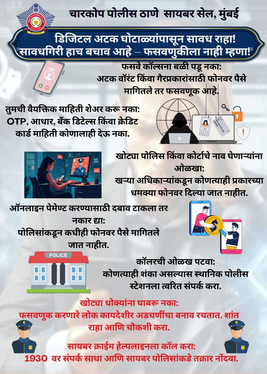 चारकोप पोलीस ठाणे - Charkop PS Mumbai (@charkopps) on Twitter photo 