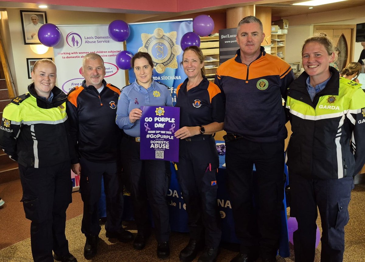 Laois Civil Defence (@laoiscivildefen) on Twitter photo This morning some of our volunteers supported An Garda SĂochána Laois/Offaly with an event for #GoPurpleDay to help raise awareness about domestic abuse and the local support services available to those affected by domestic abuse in Ireland.
<a href="/CivilDefenceIRL/">Civil Defence IRL</a> This morning some of our volunteers supported An Garda SĂochána Laois/Offaly with an event for #GoPurpleDay to help raise awareness about domestic abuse and the local support services available to those affected by domestic abuse in Ireland.
<a href="/CivilDefenceIRL/">Civil Defence IRL</a>