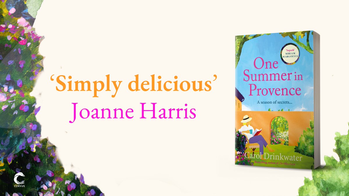 CorvusBooks's tweet image. 'Simply delicious' @Joannechocolat
Bask in the warmth of the South of France in @Carol4OliveFarm's #OneSummerinProvence, out next week!
@bookshop_org_UK: uk.bookshop.org/a/111/97818054…