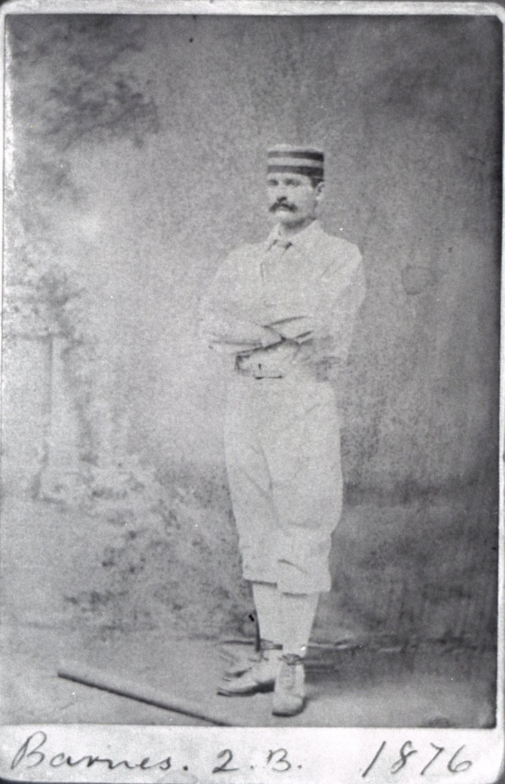 John Thorn (@thorn_john) on Twitter photo Before players wore numbers to help fans identify them, in 1876 each of the Chicago nine wore a different colored fez. This innovation made players like Ross Barnes (below) look from the stands like āa Dutch bed of tulips,ā the Tribune noted. Illustration by <a href="/garybaseballart/">Gary Cieradkowski</a>. Before players wore numbers to help fans identify them, in 1876 each of the Chicago nine wore a different colored fez. This innovation made players like Ross Barnes (below) look from the stands like āa Dutch bed of tulips,ā the Tribune noted. Illustration by <a href="/garybaseballart/">Gary Cieradkowski</a>.