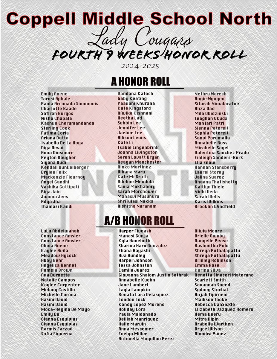 Our Student Athletes finished the school year strong! Congrats! <a href="/CMSNorth/">Coppell MS North 🐾</a> <a href="/CoppellSports1/">Coppell ISD Athletics Dept</a>