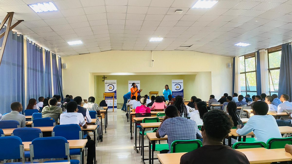 medsar_rwanda's tweet photo. 💡CB Camp at its Best!
Our amazing trainer @MUKESHIMANACla9 from @uphls  led an eye-opening, session — sparking deep reflections on inclusion of people with disabilities and valuing what we think. She encouraged passion at work but with inclusive hearts.
#MEDSARDayCBCamp2025 https://t.co/LqQw7mlBla