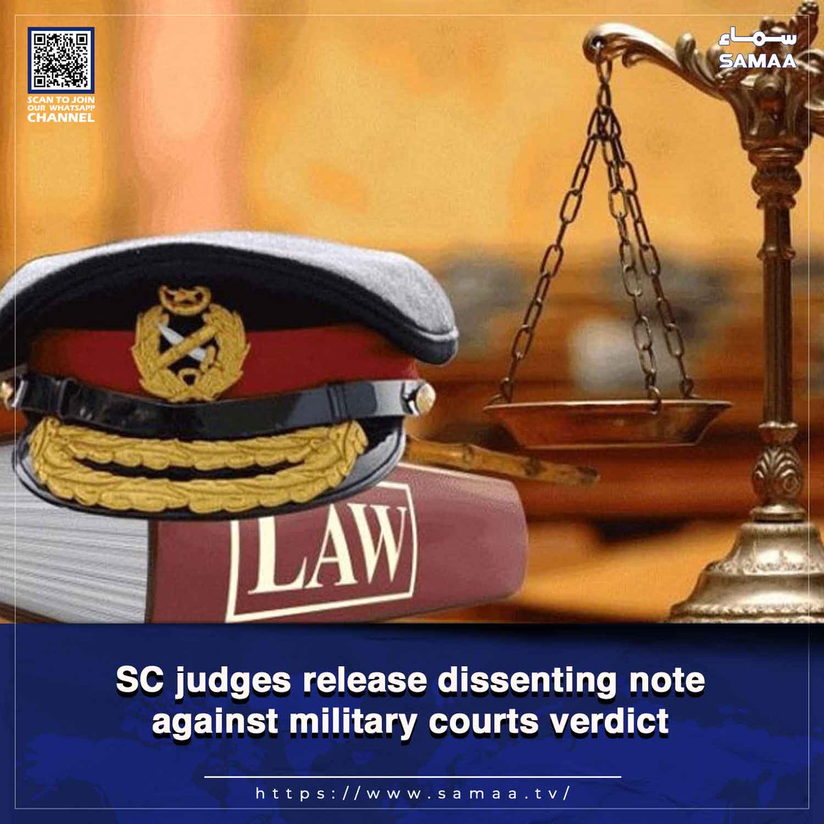 SAMAATV's tweet photo. Ex-CJP files review petition against decision, calls it contradictory and unconstitutional

Read more: https://t.co/siPhsn3OnW

#SupremeCourt #Pakistan #militarycourts #civilians #fairtrial #dissentingnote #reviewpetition https://t.co/Hm1nvtcOFG