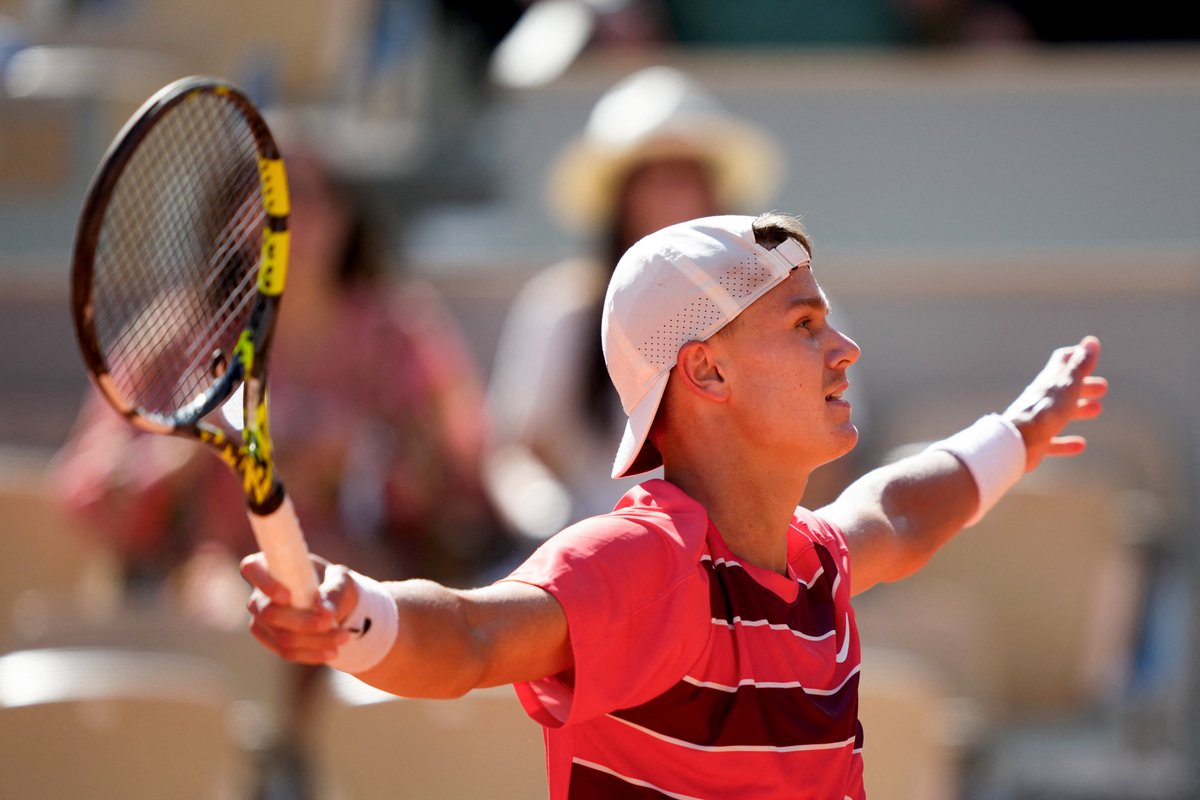 ATP Tour (@atptour) on Twitter photo Rune survives!
<a href="/holgerrune2003/">Holger Rune</a> claws his way past Halys in a five-set war. Onto R3!
<a href="/rolandgarros/">Roland-Garros</a> | #RolandGarros Rune survives!
<a href="/holgerrune2003/">Holger Rune</a> claws his way past Halys in a five-set war. Onto R3!
<a href="/rolandgarros/">Roland-Garros</a> | #RolandGarros