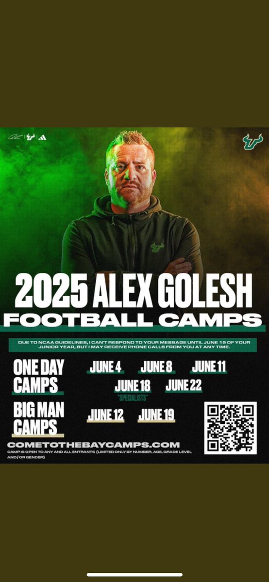 Ian Vazquez (@ian_vazquez10) on Twitter photo I will be attending the Alex Golesh camp on June 18th. Thank you coach <a href="/Coach_DaveG/">Dave Gotsch</a> for the invitation!
<a href="/Dan_Goodspeed/">Coach Dan Goodspeed</a> <a href="/PascoCountyFB/">PascoCountyFB</a> <a href="/Andy_Villamarzo/">Andy Villamarzo</a> I will be attending the Alex Golesh camp on June 18th. Thank you coach <a href="/Coach_DaveG/">Dave Gotsch</a> for the invitation!
<a href="/Dan_Goodspeed/">Coach Dan Goodspeed</a> <a href="/PascoCountyFB/">PascoCountyFB</a> <a href="/Andy_Villamarzo/">Andy Villamarzo</a>