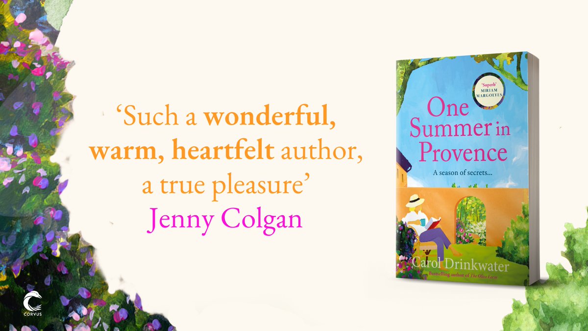 CorvusBooks's tweet image. 'A true pleasure' @jennycolgan
Bask in the warmth of the South of France in @Carol4OliveFarm's #OneSummerinProvence, out this July.
@bookshop_org_UK: uk.bookshop.org/a/111/97818054…