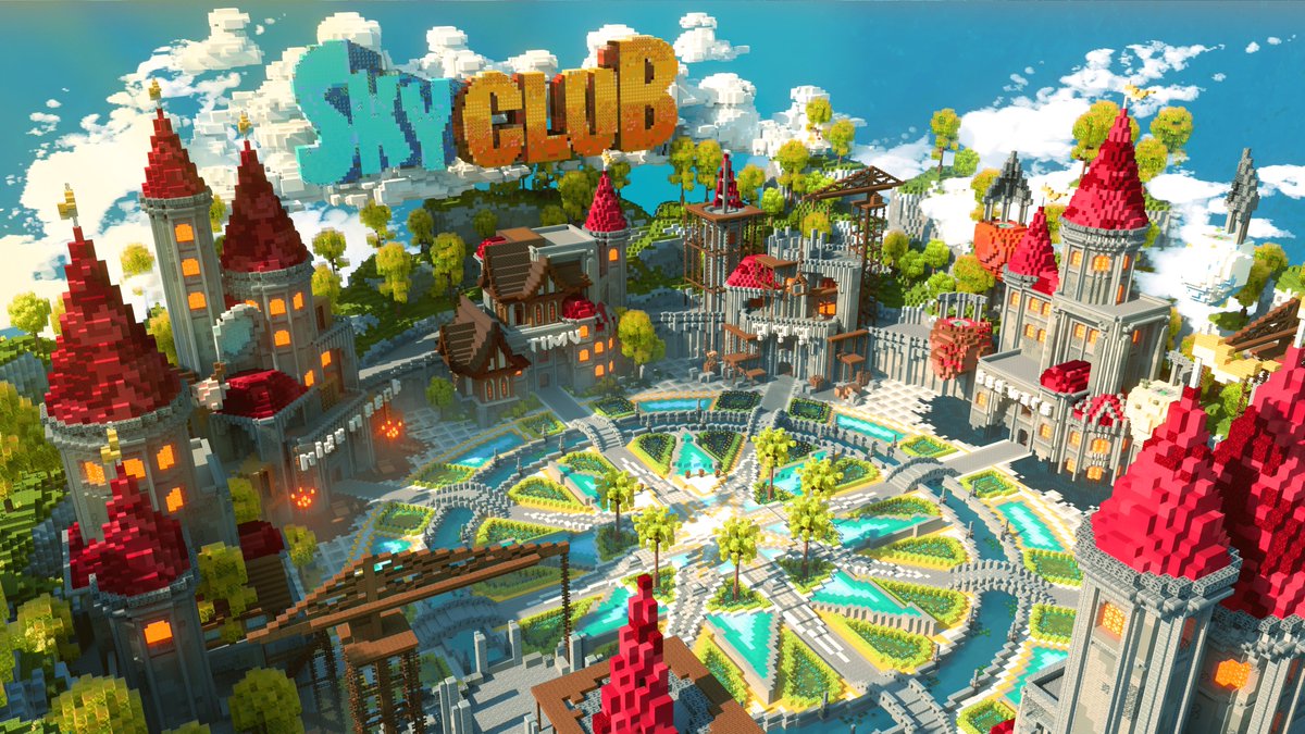 FstnoBuilds's tweet image. A new hub made for SkyClub!

#Minecraft #minecraft建築コミュ #Minecraftbuilds