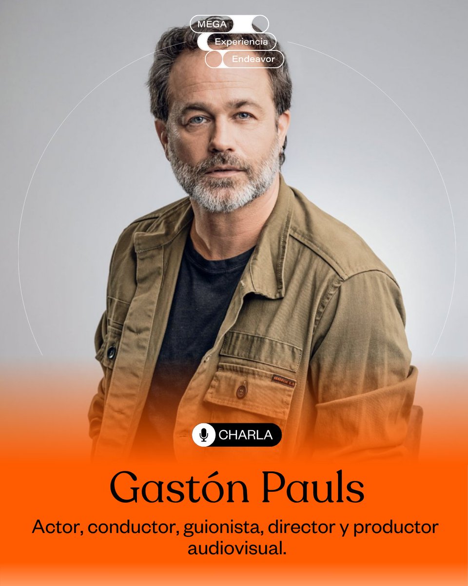 🎤 ¡Nuevo speaker confirmado en #MEGA2025!

S suma Gastón Pauls: actor, productor y creador audiovisual con una carrera internacional y un fuerte compromiso social.

📅 24 de julio
📍 Centro de Eventos del LATU
🎟️ Entradas en megaexperienciaendeavor.uy
#GastónPauls