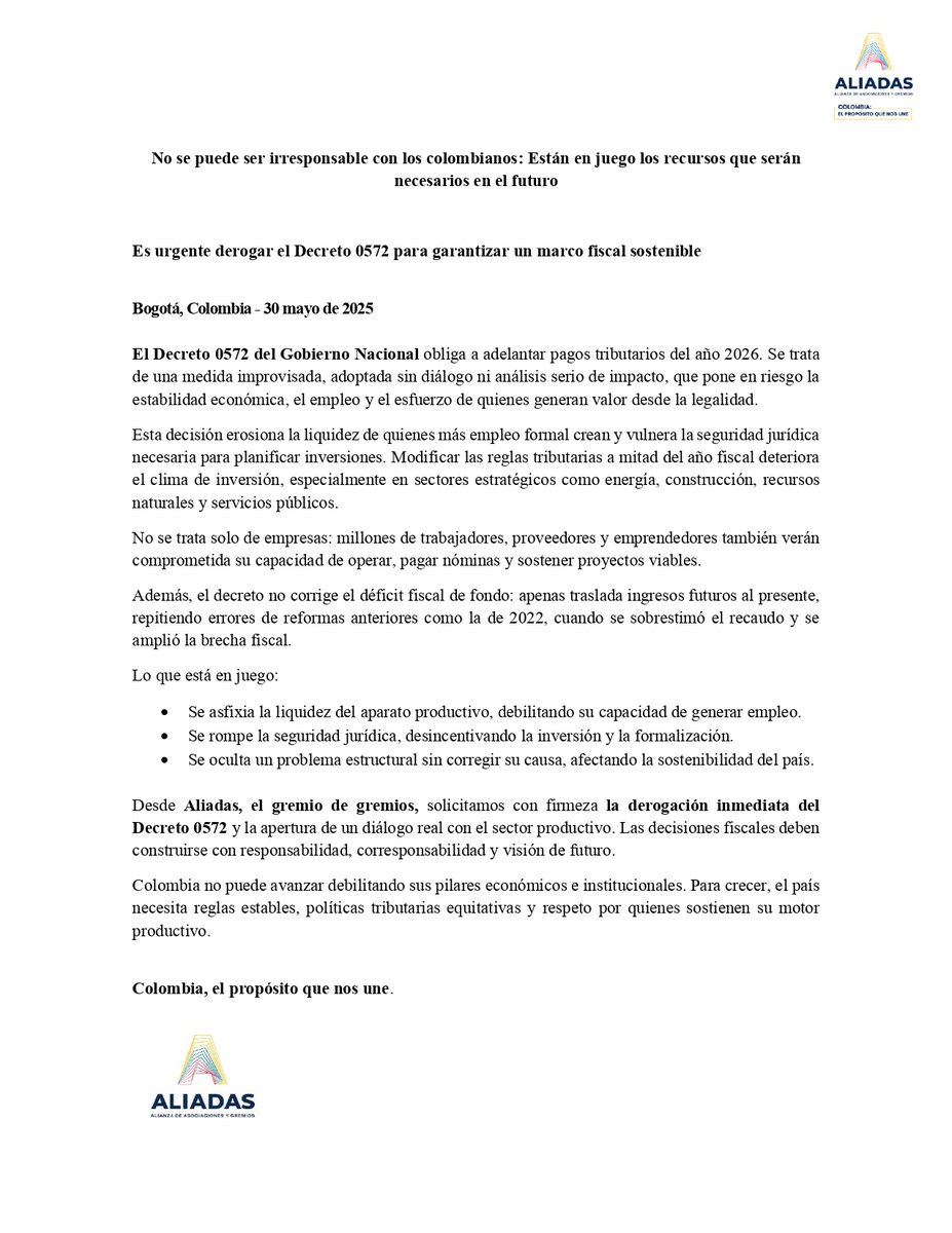 Alianza ALIADAS tweet media