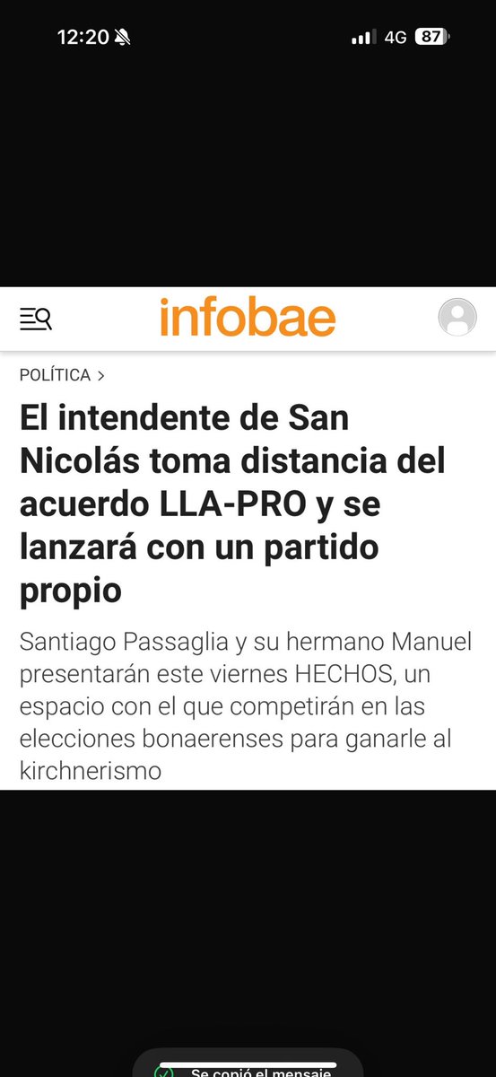 Con Santiago y Manuel compartimos muchos años de militancia y política. Siempre se caracterizaron por su buena gestión, autenticidad y audacia. 
Audacia que debemos tener todos los que estamos convencidos que tiene que haber más opciones que Milei o el Kirchnerismo.

Somos muchos
