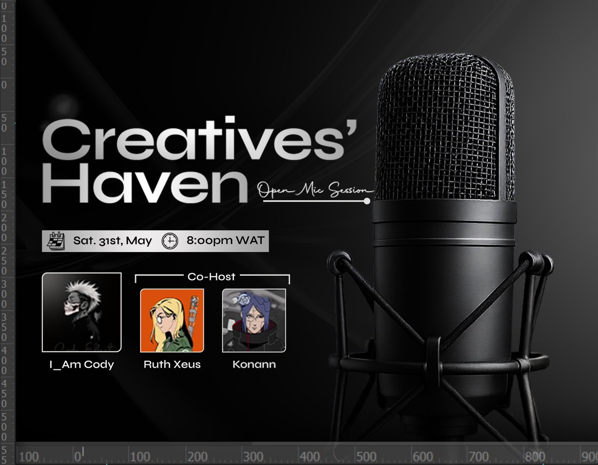 I_Am Cรธdyโ๏ธ (@codyeffect) on Twitter photo GM
It's always a good thing to reflect on your progress.
Join Creatives' Haven tomorrow let's have a family discussion.
Would be anticipating you with my co-hosts <a href="/RuthXeus/">Ruth Xeus ๐ญ</a> and <a href="/Konann_0/">Konan The Great๐ฆ</a>
Set up a reminder in next post GM
It's always a good thing to reflect on your progress.
Join Creatives' Haven tomorrow let's have a family discussion.
Would be anticipating you with my co-hosts <a href="/RuthXeus/">Ruth Xeus ๐ญ</a> and <a href="/Konann_0/">Konan The Great๐ฆ</a>
Set up a reminder in next post