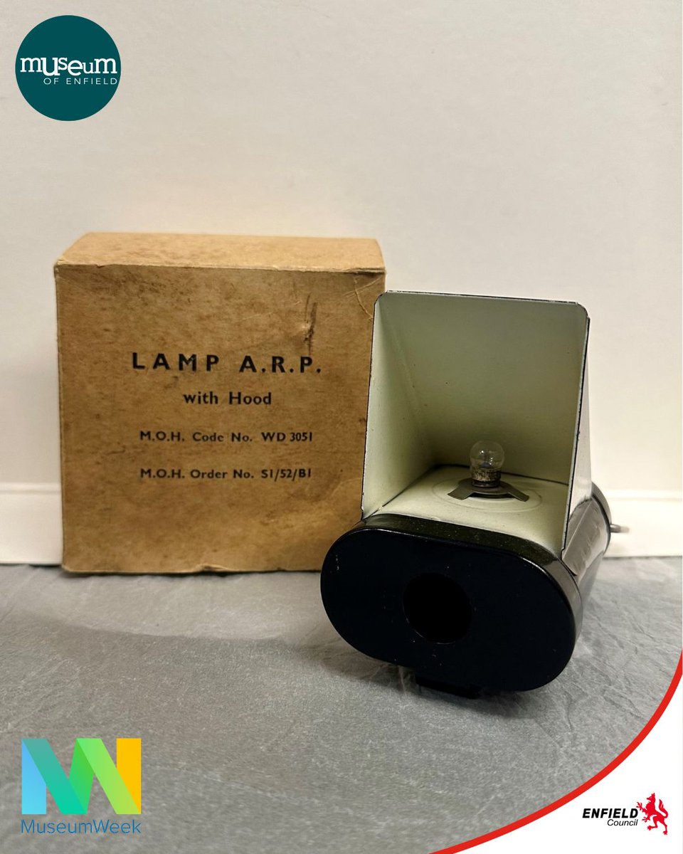 Happy #WorldBicycleDay! This ARP hand bicycle lamp helped riders stay safe &amp; unseen during WWII (1939-1945) blackouts. A lifeline in the dark.

#MuseumWeek2025 #MovementMW #museums #Enfield <a href="/EnjoyEnfield/">Enjoy Enfield</a>