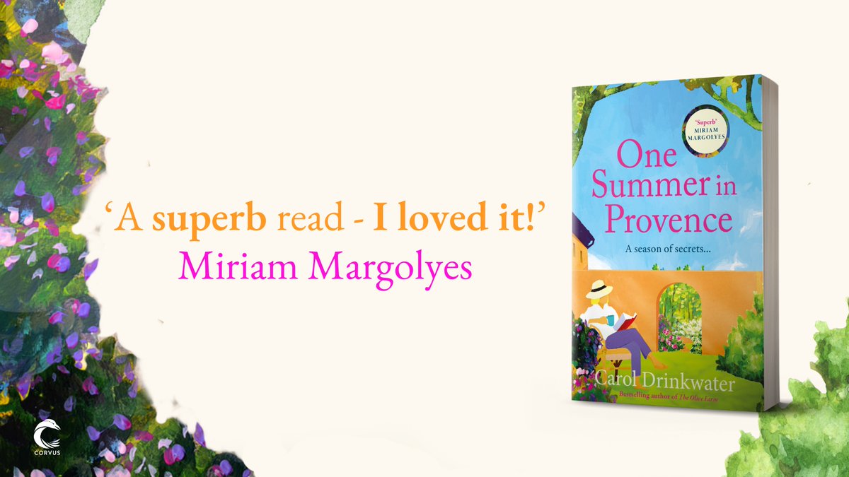 CorvusBooks's tweet image. 'A superb read - I loved it!' @MMargolyes
Bask in the warmth of the South of France in @Carol4OliveFarm's #OneSummerinProvence, out now.
@bookshop_org_UK: uk.bookshop.org/a/111/97818054…