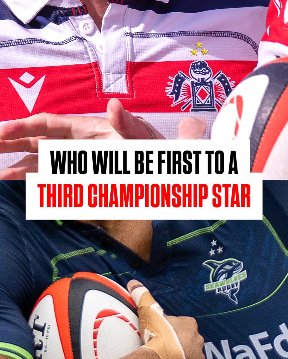 The Rugby Network (@therugbynetwork) on Twitter photo We have two team’s with 2 titles under their belt’s already - with New England clinched and Seattle currently in playoffs contention, we have a race to the 3rd championship star on our hands 👀
#rugby <a href="/usmlr/">Major League Rugby</a> We have two team’s with 2 titles under their belt’s already - with New England clinched and Seattle currently in playoffs contention, we have a race to the 3rd championship star on our hands 👀
#rugby <a href="/usmlr/">Major League Rugby</a>