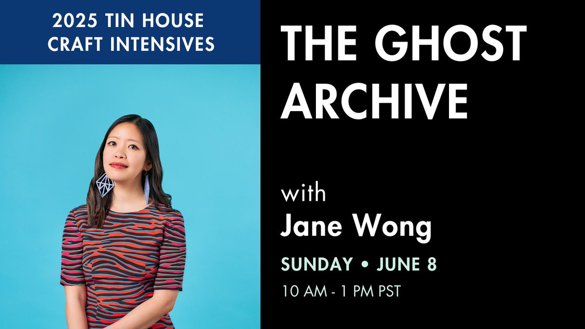 Tin House (@tin_house) on Twitter photo What happens when your archive is a ghost? Working through familial and  historical archives, this generative craft intensive engages how we can  grapple with the difficulty of research through memoir, poetry, and  hybrid texts.
Sign-up: tinhouse.com/product/spring… What happens when your archive is a ghost? Working through familial and  historical archives, this generative craft intensive engages how we can  grapple with the difficulty of research through memoir, poetry, and  hybrid texts.
Sign-up: tinhouse.com/product/spring…