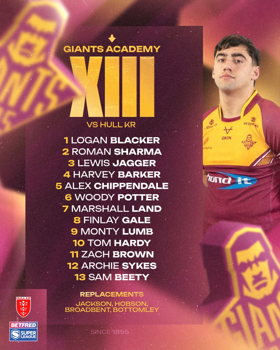 Giantsrl's tweet image. 📝 How the Academy Giants line up today...

#Since1895