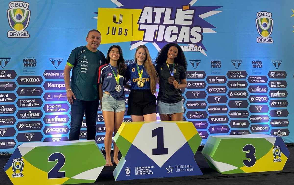 JUBs Atléticas 2025: estudante do curso de Odontologia conquista  2 medalhas de ouro e uma de prata na natação ufam.edu.br/noticias/6700-…