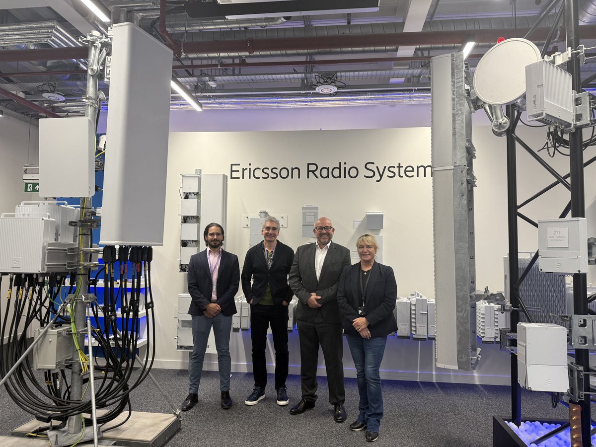 TheDigitalLine's tweet image. The element that binds all technology is connectivity &amp;amp; Ericsson are at the forefront of solution delivery.

Thank you for showcasing some of the amazing technology solutions that Ericsson Telecommunications Inc. provide in the networking &amp;amp; communications space.

#connectivity