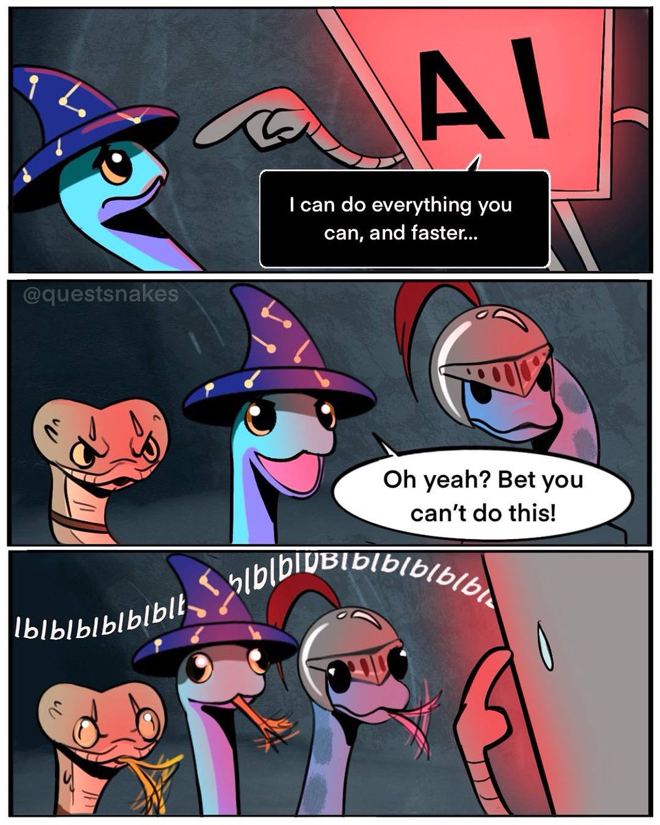 Scary time to be an artist. Coping with cute noodles and humor.