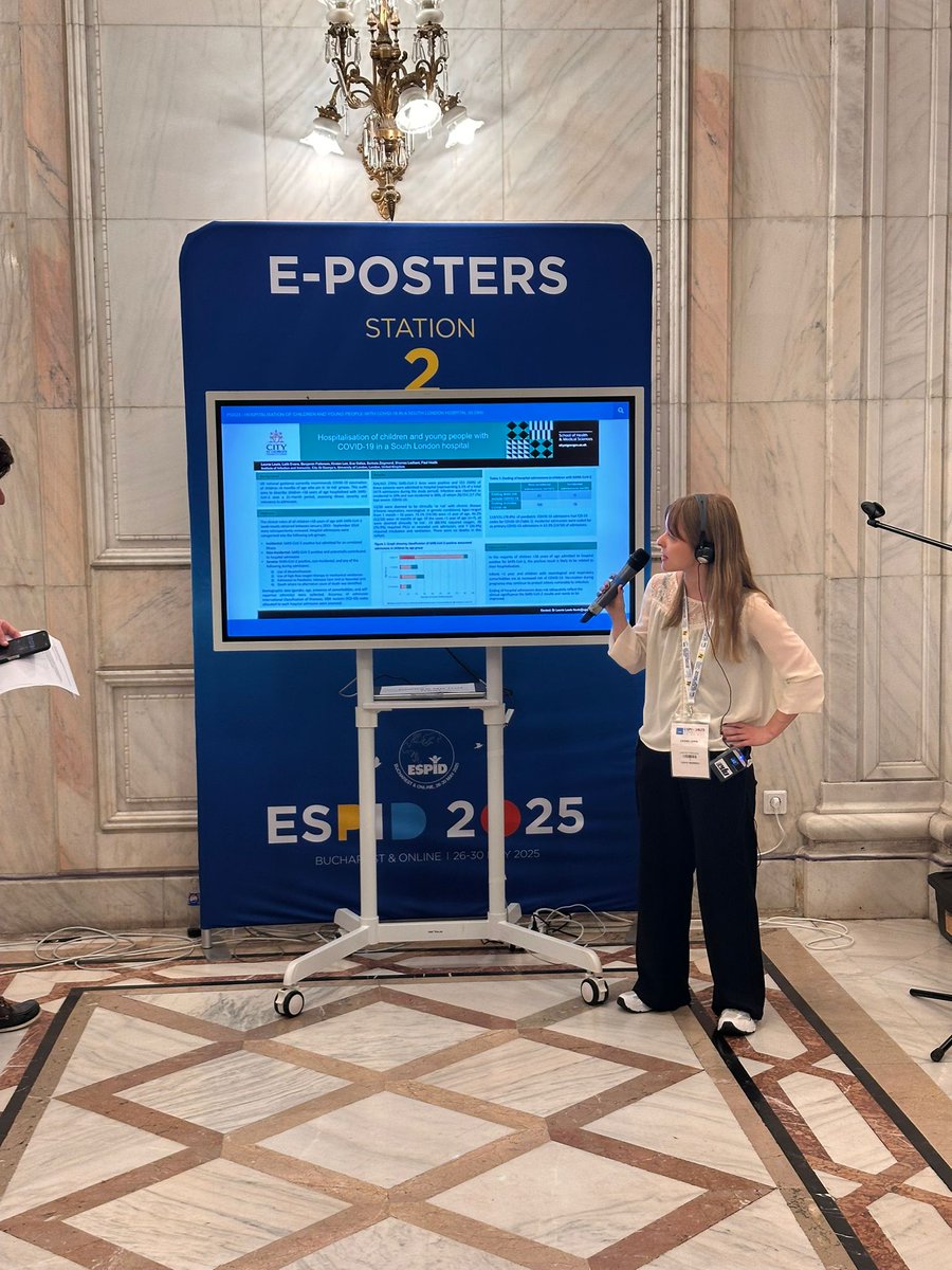 St George's Vaccine Institute (@stgeorges_vi) on Twitter photo Dr Leonie Lewis also presented a poster during the <a href="/ESPIDsociety/">ESPIDSociety</a> e-Poster Discussion Session 02: COVID-19 and MIS-C. Her poster focused on the hospitalisation of children and young people with COVID-19 in a South London hospital, and sparked a great discussion among attendees Dr Leonie Lewis also presented a poster during the <a href="/ESPIDsociety/">ESPIDSociety</a> e-Poster Discussion Session 02: COVID-19 and MIS-C. Her poster focused on the hospitalisation of children and young people with COVID-19 in a South London hospital, and sparked a great discussion among attendees