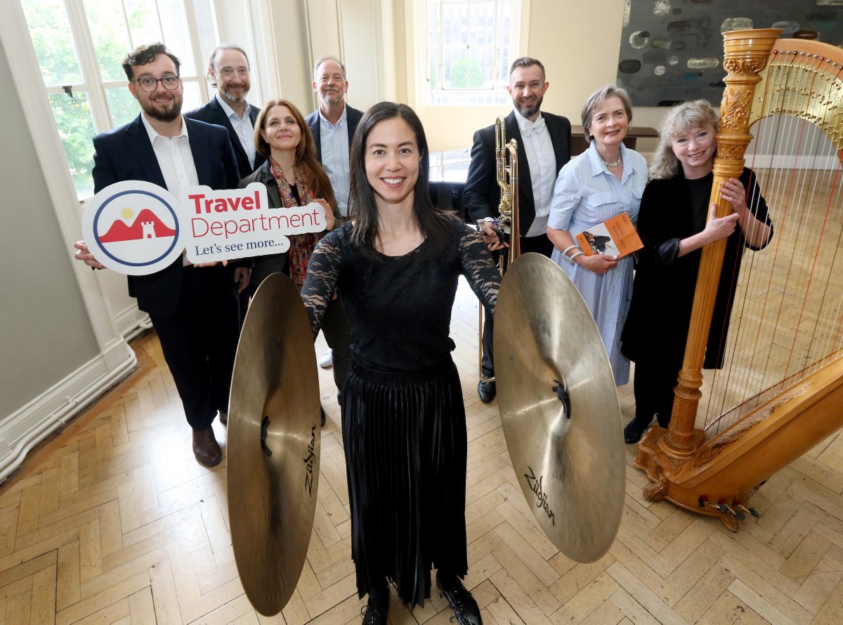 NCH_Music's tweet image. Pictured this week at @NCH_Music to announce @TravelDept's partnership with @NSOrchestraIRL for the opening concert of the National Concert Hall’s Autumn/Winter '25 Classical Season. 
@TravelDept CRM Specialist Patrick Maloney Head of @NSOrchestraIRL &amp;amp; NSCI Joe Csibi,