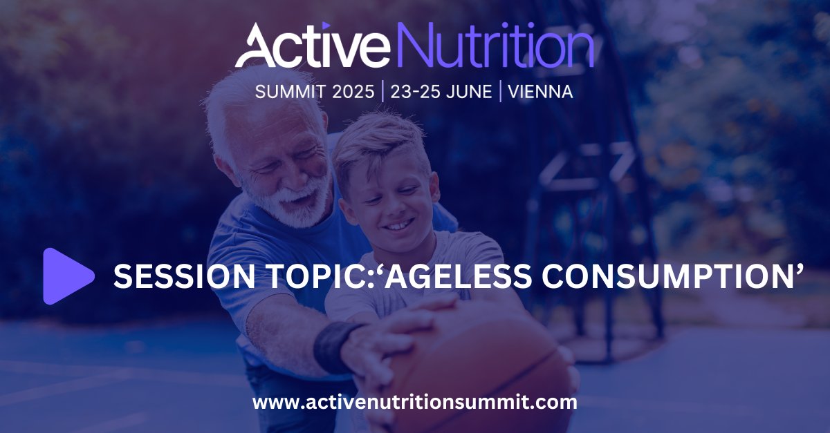 "Brands must shift messaging from quick fixes to long-term health goals as ageless consumers reject the ageing narrative" - Nutrition Integrated

🟣At the summit, we'll gain insights into the science and innovation - Join us!
ow.ly/fT7B50W1E4J

#ActiveNutritionSummit