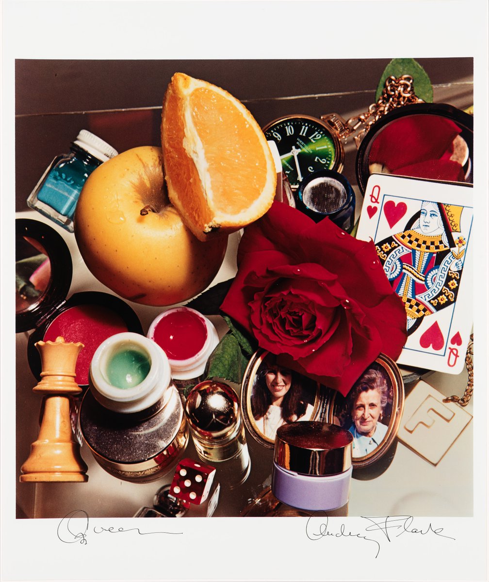 🌹💀🂽  Honoring Audrey Flack, a pioneer of Photorealism, on her birthday today.

These works are typical of Flack's hyperrealistic paintings that can be interpreted as a contemporary version of the 17th-century Dutch vanitas painting.

"As the only woman artist in the