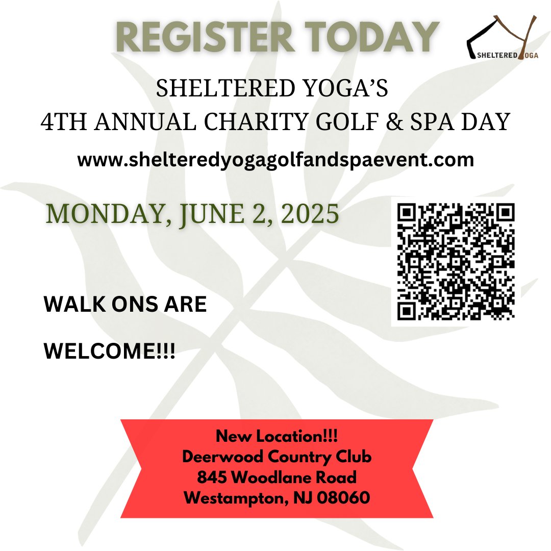 ShelteredYoga's tweet image. Join us THIS MONDAY for our 4th Annual Golf Scramble &amp;amp; Spa Event at Deerwood Country Club  …scramble-spa-day.perfectgolfevent.com

#fypシ  #nonprofitnetwork  #Golf #fundraising  #ImpactBeyondNumbers  #YouthEmpowerment  #MentalHealth  #Yoga #registernow #Strength