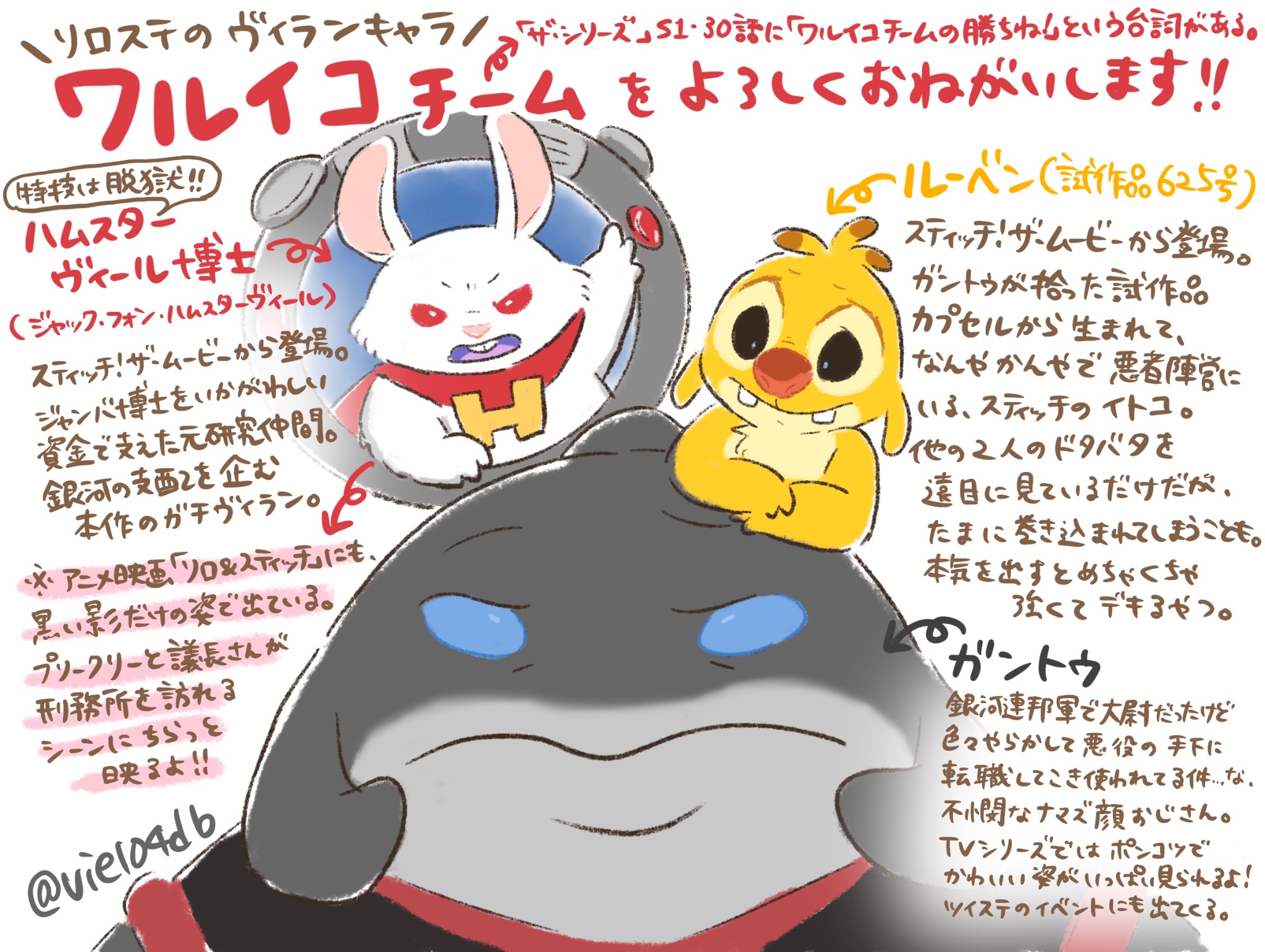リロアンドスティッチ スティッチ ハムスターヴィール