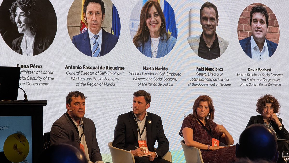 A Donosti, he intervingut en nom de Catalunya, remarcant tres coses:

🖊️Catalunya té en el seu ADN l’economia social. 

🖊️Cat té un ecosistema institucional, de cooperatives, d’entitats del tercer sector i una diversitat que creu en aquest model.

🖊️Cat vol ser actora de Asett.