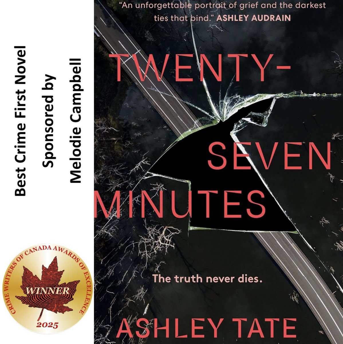 AshleyTateAuthor (@tate_ab) on Twitter photo Honoured and thrilled and delighted that Twenty-Seven Minutes was awarded Best First Crime Novel by <a href="/crimewriterscan/">Crime Writers Canada</a> !!!! Honoured and thrilled and delighted that Twenty-Seven Minutes was awarded Best First Crime Novel by <a href="/crimewriterscan/">Crime Writers Canada</a> !!!!