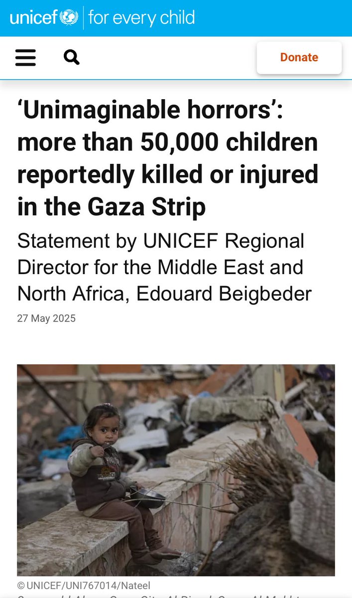 poordad00's tweet photo. @DrKarimWafa Yes brother it’s just emptiness now 

You know today a new report from UNICEF it’s bad really really brutal and unimaginable crimes in #Gaza by #Israeli.

So many lives are  lost and consciousness is broken
What the value of time or you and me … or anything https://t.co/eswDbsTHq9