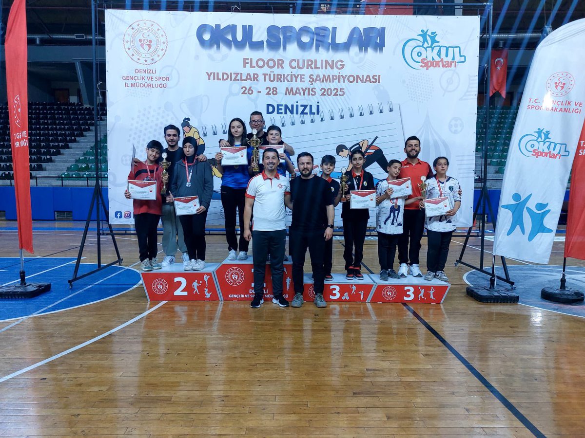 azize_hmmcoglu's tweet photo. 🏆 BÜYÜK BAŞARI!
Floor Curling Yıldızlar Türkiye Şampiyonası’nda okulumuz Yıldız Karma kategorisinde Türkiye ikincisi oldu!

Bu başarıda emeği geçen Beden Eğitimi Öğretmenimiz Tayfun KANAT’a ve sporcularımıza teşekkür ediyor başarılarının devamını diliyoruz! 🇹🇷 @M_A_Tiryakioglu https://t.co/wyNwr0cDxN