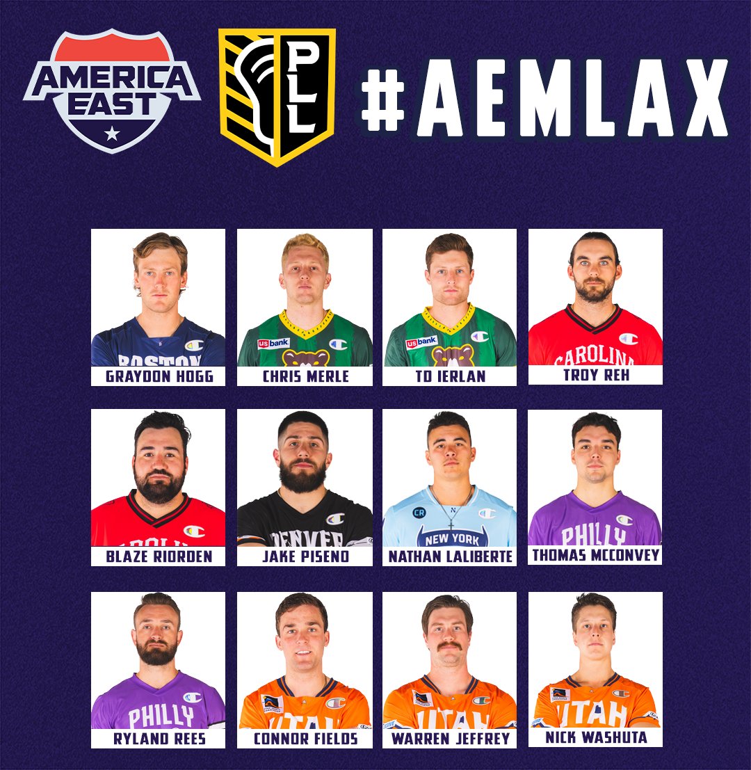 America East (@americaeast) on Twitter photo Tonight <a href="/PremierLacrosse/">Premier Lacrosse League</a> begins its 2025 season at 6 pm on the campus of <a href="/UAlbanySports/">UAlbany Sports</a>!
1️⃣2️⃣ Former #AEMLAX standouts are currently on PLL rosters and you can watch them all weekend on ESPN+!
📰americaeast.com/news/2025/5/29… Tonight <a href="/PremierLacrosse/">Premier Lacrosse League</a> begins its 2025 season at 6 pm on the campus of <a href="/UAlbanySports/">UAlbany Sports</a>!
1️⃣2️⃣ Former #AEMLAX standouts are currently on PLL rosters and you can watch them all weekend on ESPN+!
📰americaeast.com/news/2025/5/29…
