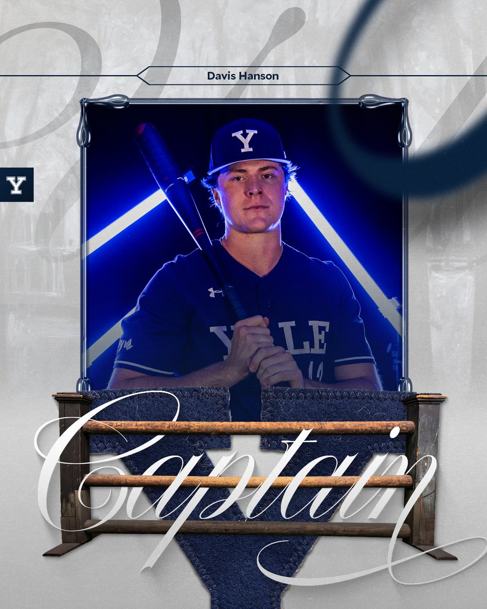 Yale Baseball (@yalebaseball) on Twitter photo π¨ New captain on deck π«‘
π° tinyurl.com/mst6858w
#ThisIsYale π¨ New captain on deck π«‘
π° tinyurl.com/mst6858w
#ThisIsYale
