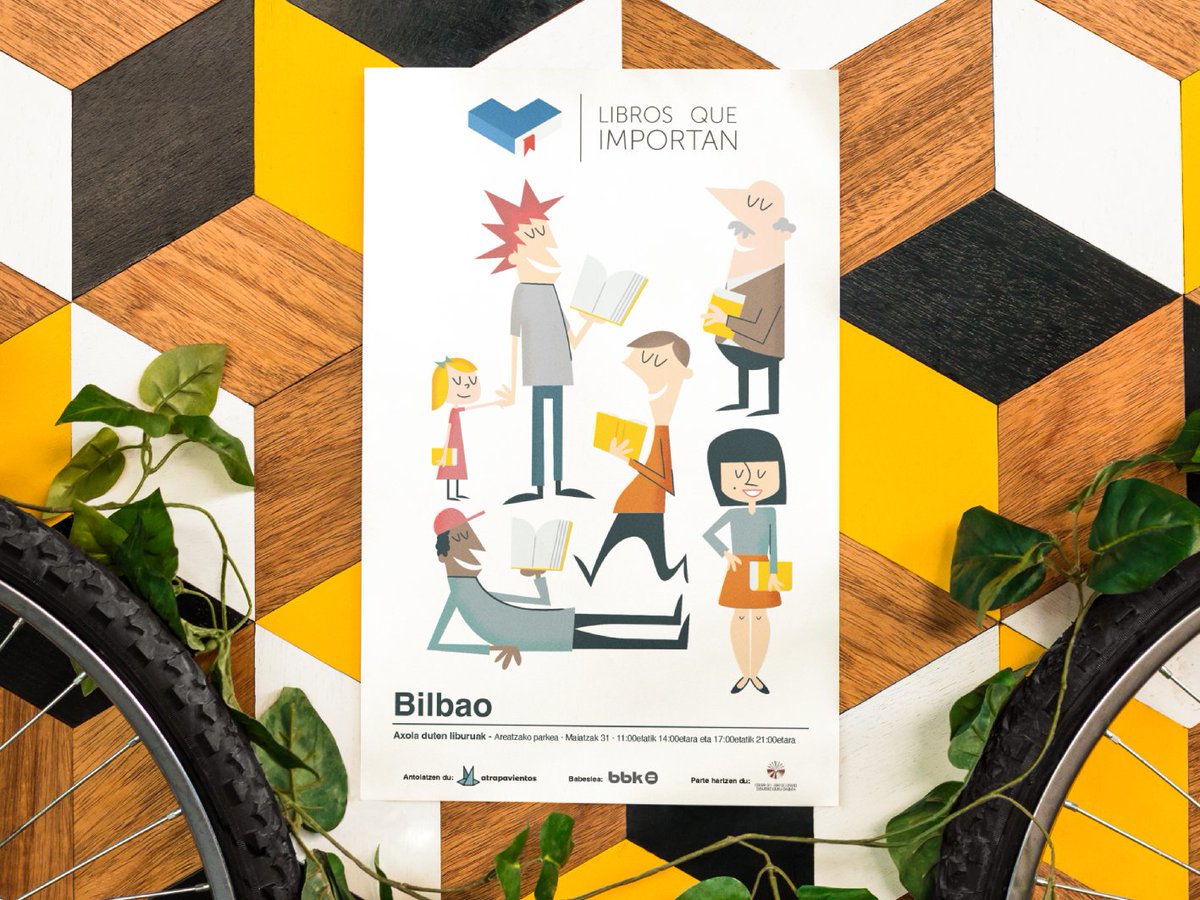 Atrapavientos's tweet image. ⏳ Estamos contando las horas para abrir la caseta de @Librosimportan en la #FeriadelLibrodeBilbao. Este sábado será nuestra 1ª vez en Euskadi, y nos hace mucha ilusión. Te esperamos de 11 a 14 y de 17 a 21 h. en el Arenal para participar en el intercambio de #LibrosConAlma. (+)