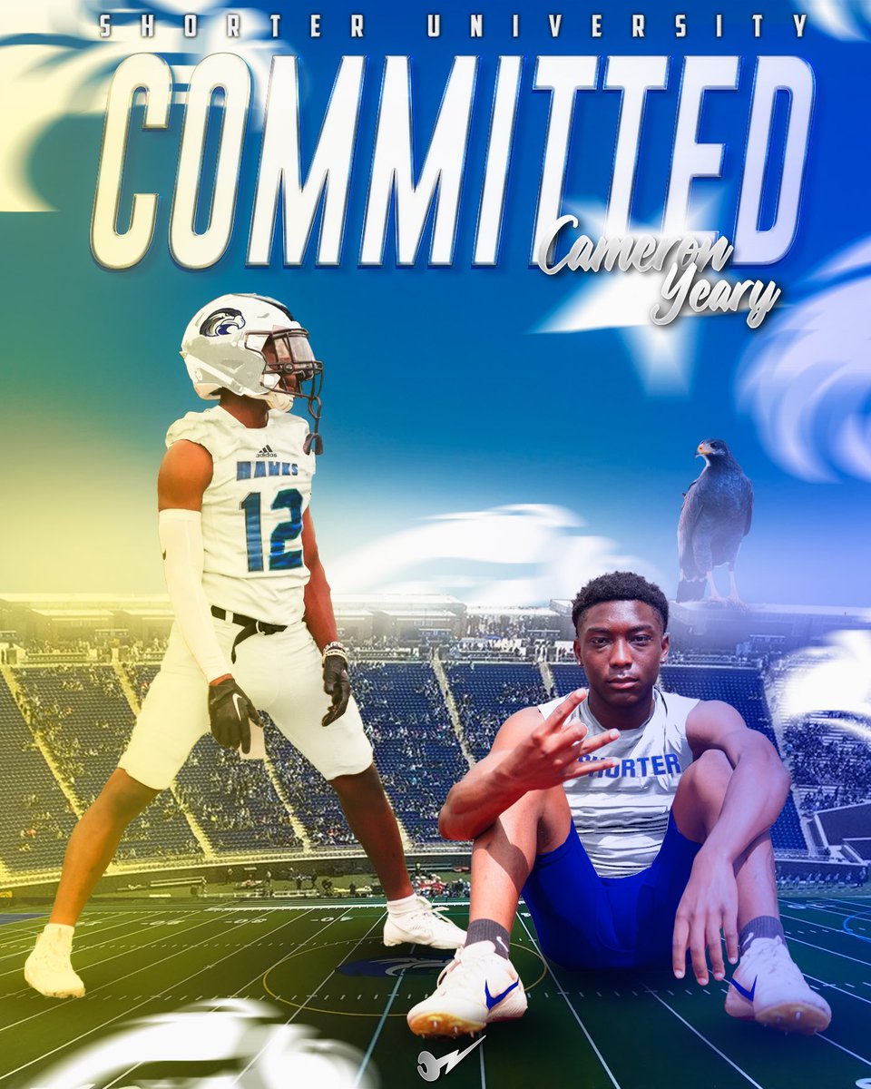 THANK YOU GOD! 1000% Committed To Shorter University For Football AND Track &amp; Field💙🤍🦅#AGTG #LLQ🕊️
<a href="/scoobieford24/">Coach Christian "Scoobie" Ford</a> <a href="/coachmorrison58/">Zach Morrison</a> <a href="/coachwilblack/">Wil Black</a>