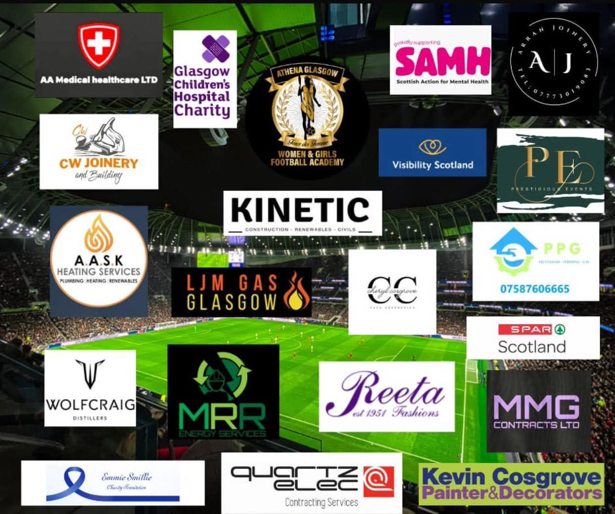 We have fantastic, supportive club  sponsors. Some who have been on our journey with us right from the very beginning and some who have jumped onboard along the way. 
We would like to shout from the rooftops (if we could) how much we appreciate you. This journey wouldn’t be the